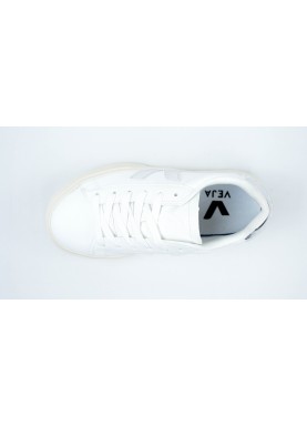 Baskets en cuir sans chrome VEJA campo