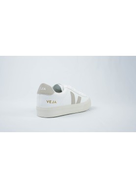 Baskets en cuir sans chrome VEJA campo