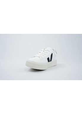 Baskets en cuir sans chrome VEJA campo