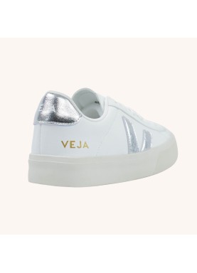 Baskets en cuir sans chrome VEJA campo