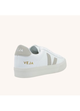 Baskets en cuir sans chrome VEJA campo