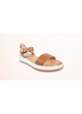 Sandales compensées à boucle