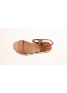 Sandales compensées à boucle