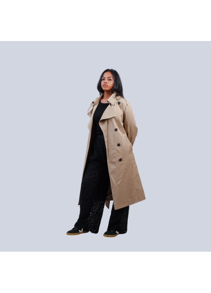 Trench camel clair