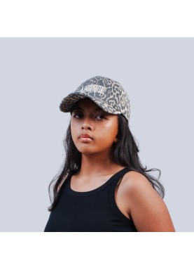 Casquette imprimé léopard