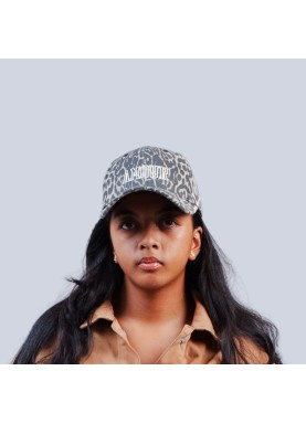 Casquette imprimé léopard